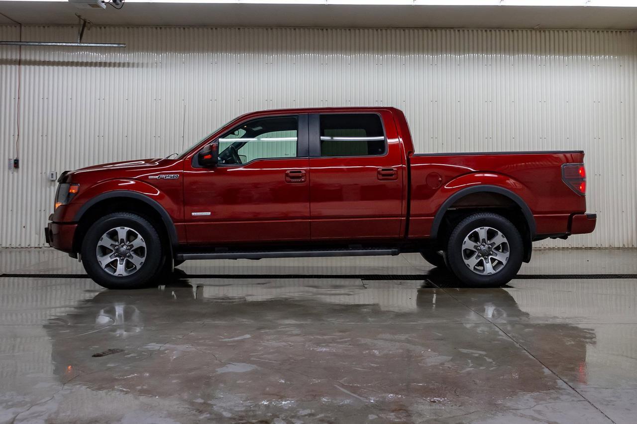 2014 Ford F-150 4x4 Super Crew Lariat FX4 Leather Roof Nav Red Deer AB