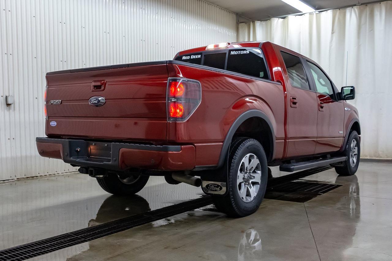 2014 Ford F-150 4x4 Super Crew Lariat FX4 Leather Roof Nav Red Deer AB