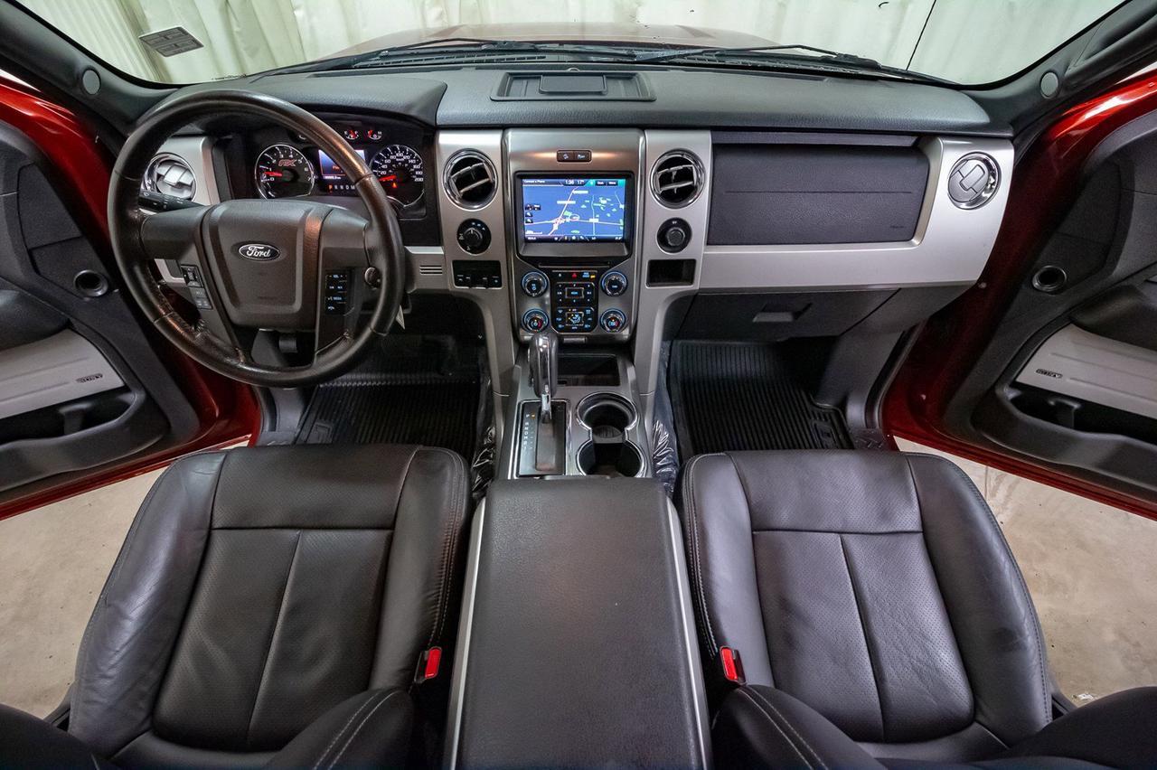 2014 Ford F-150 4x4 Super Crew Lariat FX4 Leather Roof Nav Red Deer AB