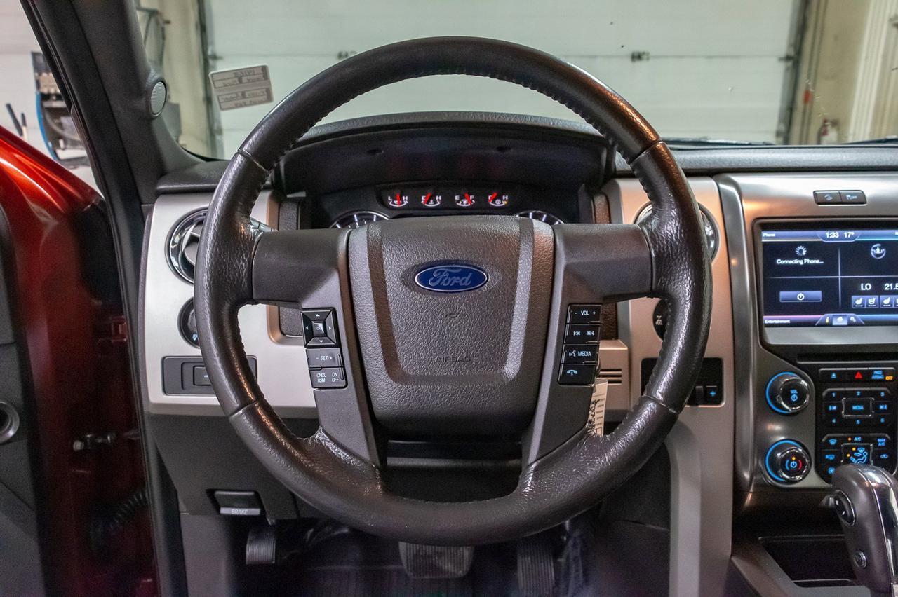 2014 Ford F-150 4x4 Super Crew Lariat FX4 Leather Roof Nav Red Deer AB