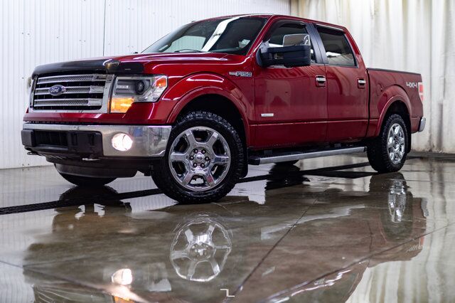 2014 Ford F-150 4x4 Super Crew Lariat Leather Roof Nav Red Deer AB
