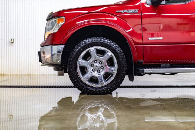 2014 Ford F-150 4x4 Super Crew Lariat Leather Roof Nav Red Deer AB