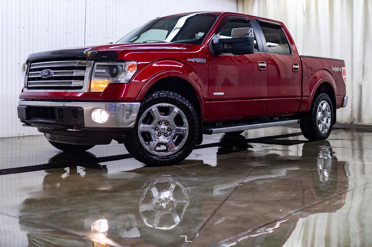 2014 Ford F-150 4x4 Super Crew Lariat Leather Roof Nav Red Deer AB