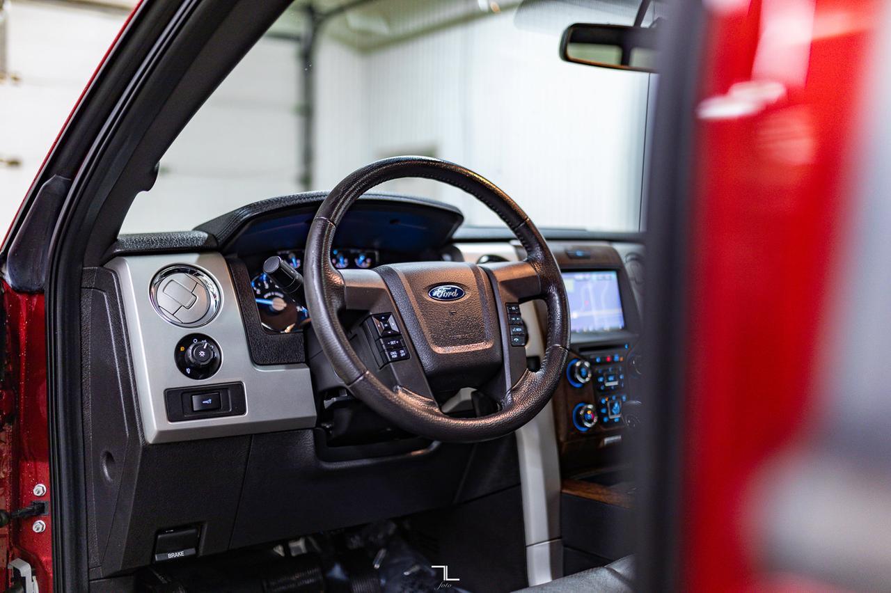 2014 Ford F-150 4x4 Super Crew Lariat Leather Roof Nav Red Deer AB
