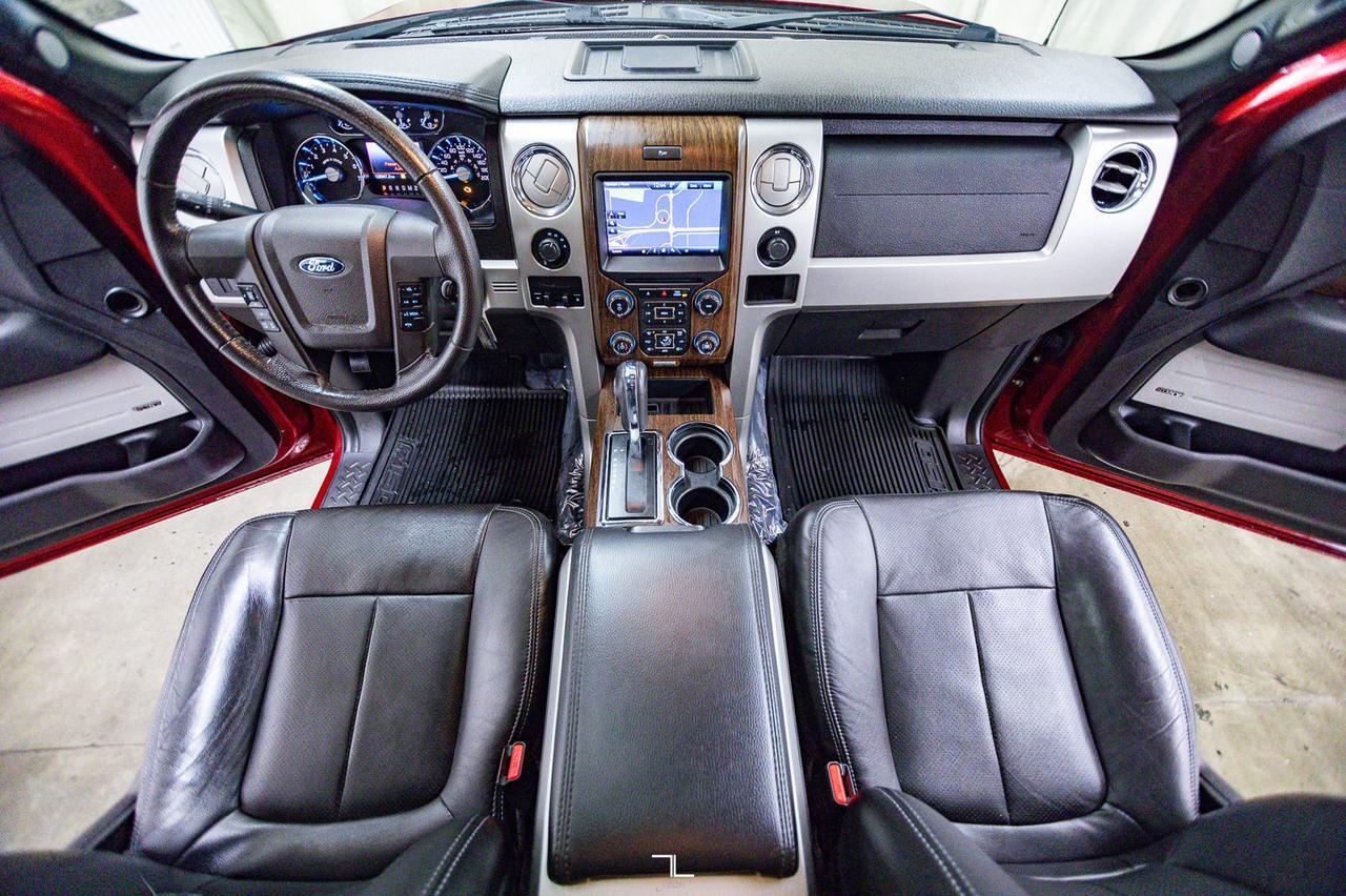 2014 Ford F-150 4x4 Super Crew Lariat Leather Roof Nav Red Deer AB