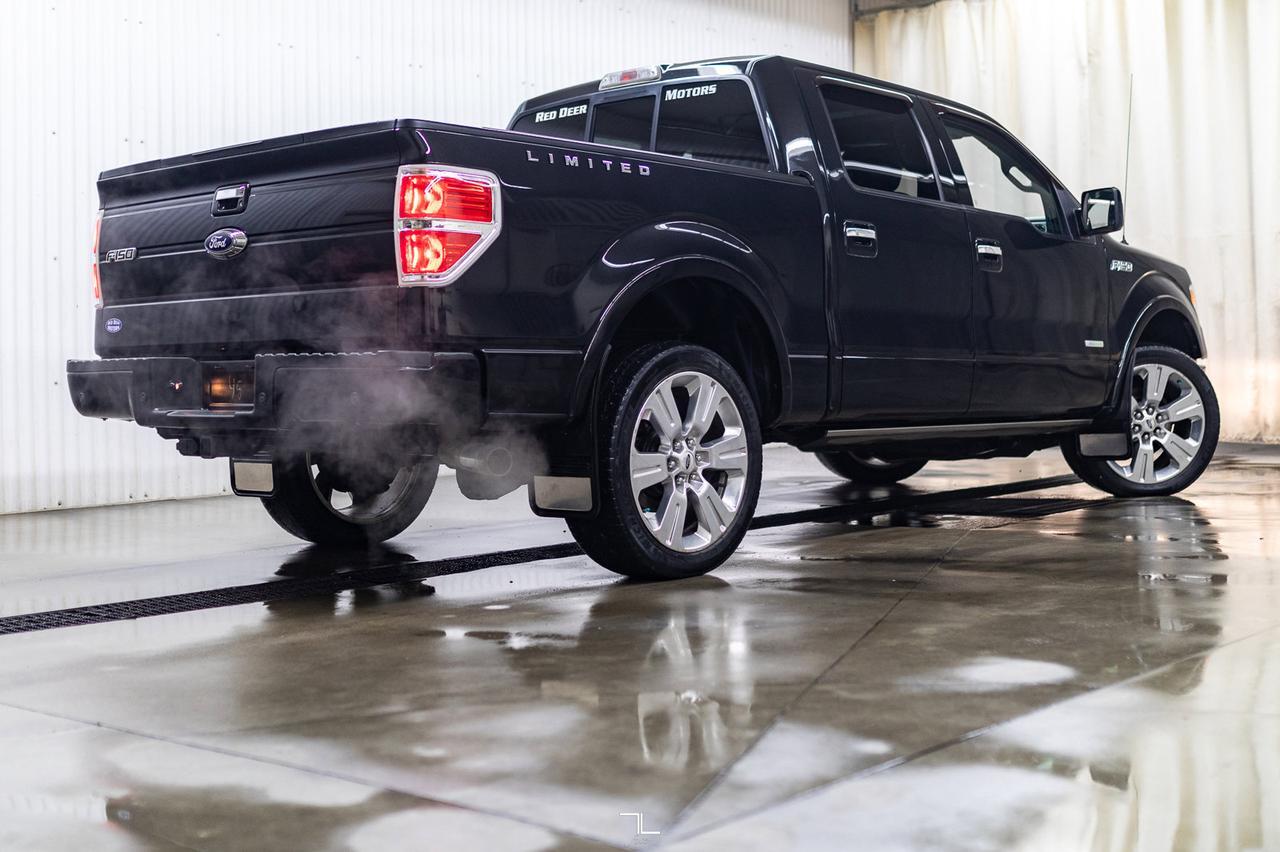 2014 Ford F-150 4x4 Super Crew Limited Leather Roof Nav Red Deer AB