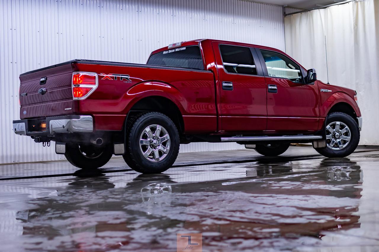 2014 Ford F-150 4x4 Super Crew XLT XTR Longbox Leather Roof BCam Red Deer AB