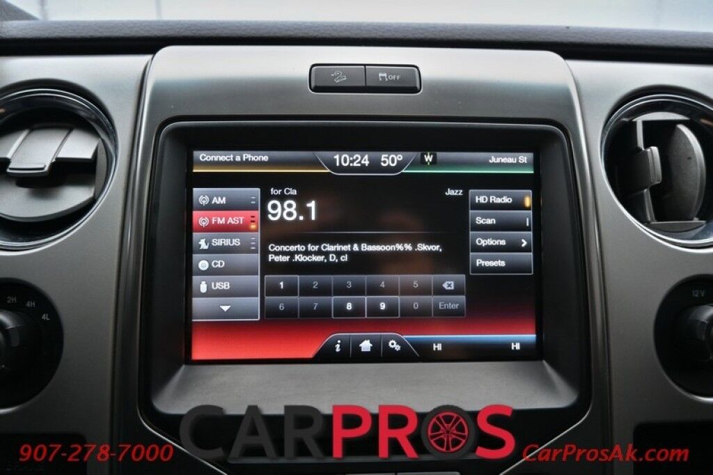 2014 Ford F-150 FX4 - 4X4 - 3.5L V6 - Crew Cab - Remote Start - Luxury Pkg - Power & Leather Heated/Cooled Seats - Bluetooth - Sunroof - Backup Camera - NAV - Front Light Bar - Tonneau Cover - Tow Package Anchorage AK