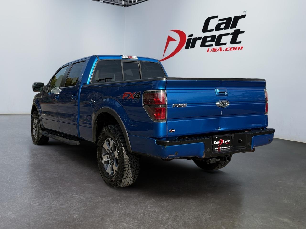 2014 Ford F-150 FX4, RUNNING BOARDS, TOW PACKAGE, SUNROOF, HEATED & COOLING SEATS, NAVIGATION, BACKUP CAMERA WITH PARKING SENSORS, REMOTE START, LOW MILES, RIDE THIS BRIGHT BLUE FORD OFF THE LOT!