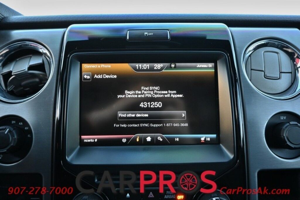 2014 Ford F-150 Platinum Limited - 6.2L V8 - All Wheel Drive - Power Heated/Cooled/Memory Leather Front Seats - NAV - Moonroof - Sony Sound System - Remote Start - Keyless Entry - Bedliner - Leer Tonneau Cover - Tow Pkg w/ Brake Controller Anchorage AK