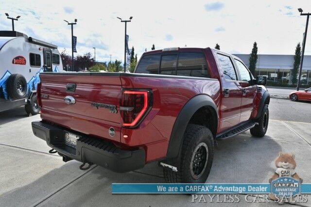 2014 Ford F-150 SVT Raptor / 4X4 / Crew Cab / 6.2L V8 / Luxury & Raptor Special Edition Pkg / Auto Start / Heated & Cooled Seats / NAV / Sony Speakers / Sunroof / Bluetooth / Back Up Cam / Keyless Entry / Tow Pkg / Block Heater / Roush Intake Anchorage AK