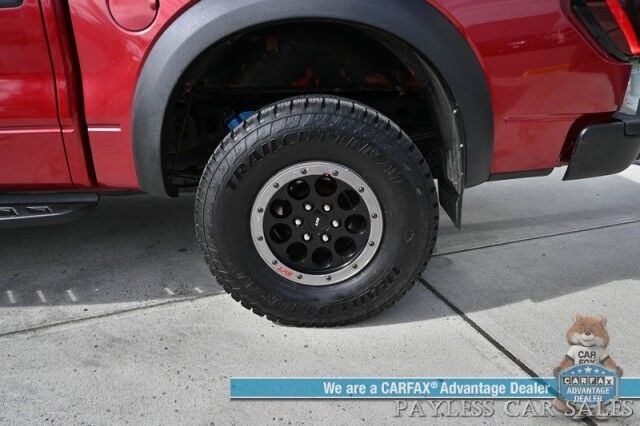 2014 Ford F-150 SVT Raptor / 4X4 / Crew Cab / 6.2L V8 / Luxury & Raptor Special Edition Pkg / Auto Start / Heated & Cooled Seats / NAV / Sony Speakers / Sunroof / Bluetooth / Back Up Cam / Keyless Entry / Tow Pkg / Block Heater / Roush Intake Anchorage AK