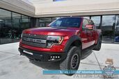 2014 Ford F-150 SVT Raptor / 4X4 / Crew Cab / 6.2L V8 / Luxury & Raptor Special Edition Pkg / Auto Start / Heated & Cooled Seats / NAV / Sony Speakers / Sunroof / Bluetooth / Back Up Cam / Keyless Entry / Tow Pkg / Block Heater / Roush Intake