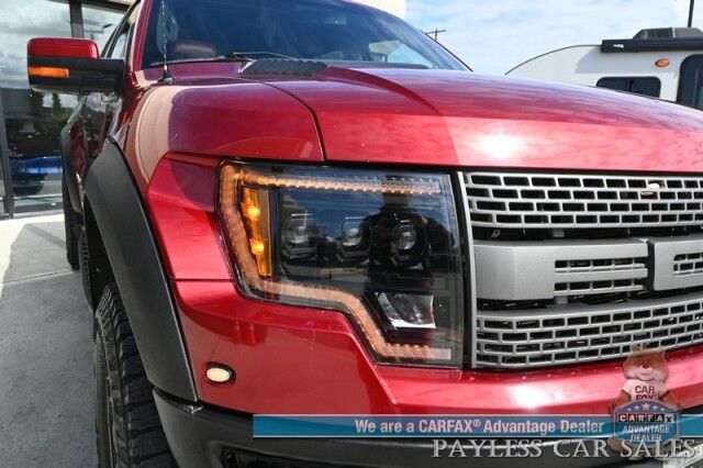 2014 Ford F-150 SVT Raptor / 4X4 / Crew Cab / 6.2L V8 / Luxury & Raptor Special Edition Pkg / Auto Start / Heated & Cooled Seats / NAV / Sony Speakers / Sunroof / Bluetooth / Back Up Cam / Keyless Entry / Tow Pkg / Block Heater / Roush Intake Anchorage AK