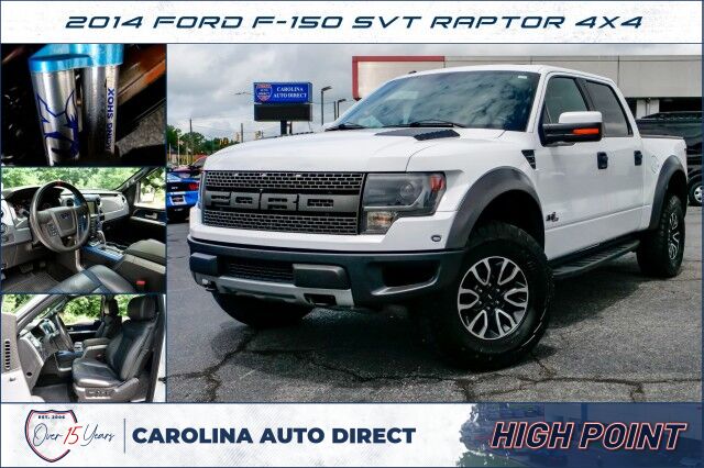 2014 Ford F-150 SVT Raptor 4X4 / Luxury Package / Sunroof / 6.2L V8! High Point NC