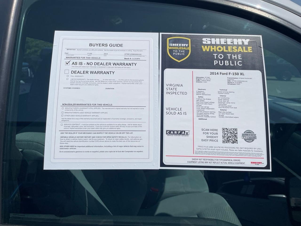 2014 Ford F-150 XL Springfield VA