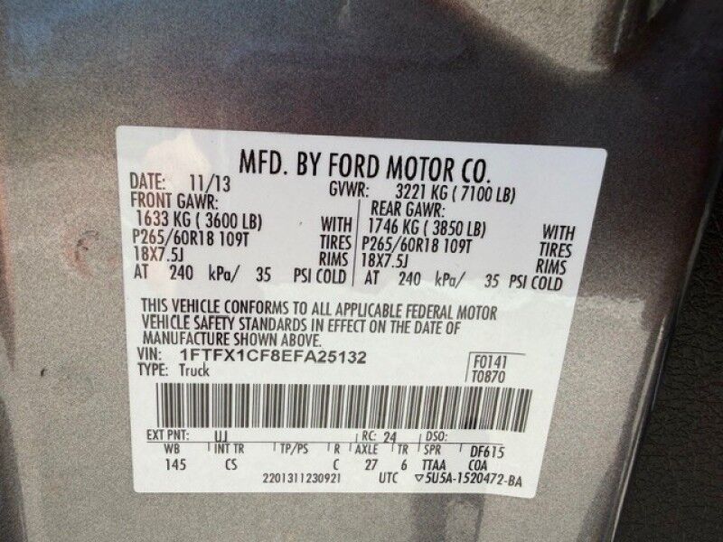 2014 Ford F-150 XLT ONE OWNER FL TRUCK CLEAN CARFAX COLD AC Sarasota FL