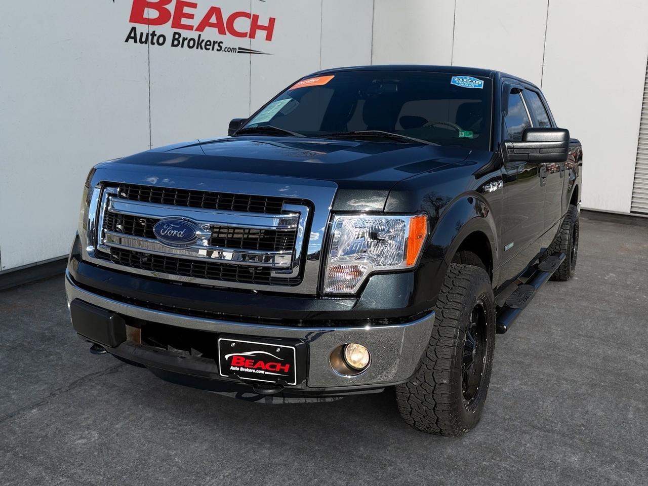 2014 Ford F-150 XLT, TOW HOOKS, TOW PACKAGE, AUX, BLUETOOTH, POWER MIRRORS, TONNEAU COVER, 4X4, BLACK WHEELS, KEYLESS ENTRY, COME AND TEST DRIVE THIS FORD F-150 TODAY!