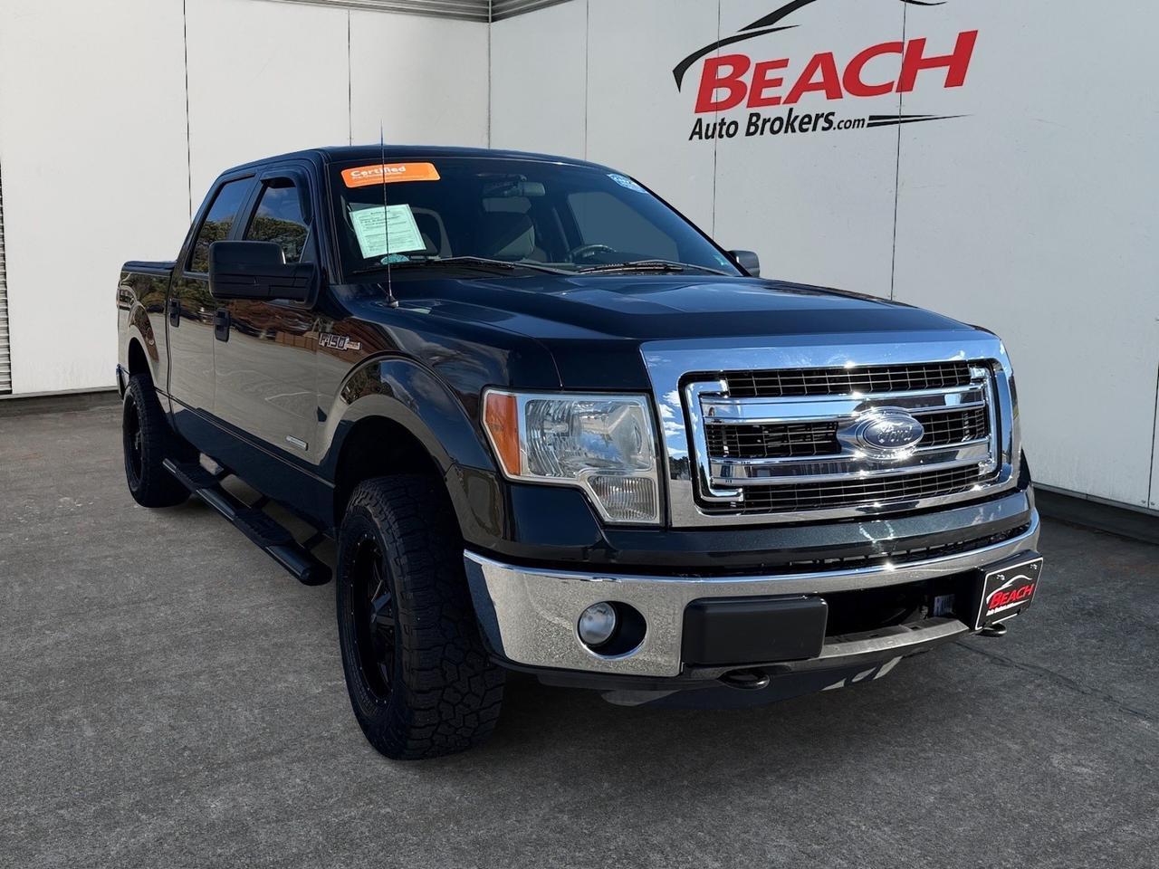 2014 Ford F-150 XLT, TOW HOOKS, TOW PACKAGE, AUX, BLUETOOTH, POWER MIRRORS, TONNEAU COVER, 4X4, BLACK WHEELS, KEYLESS ENTRY, COME AND TEST DRIVE THIS FORD F-150 TODAY!