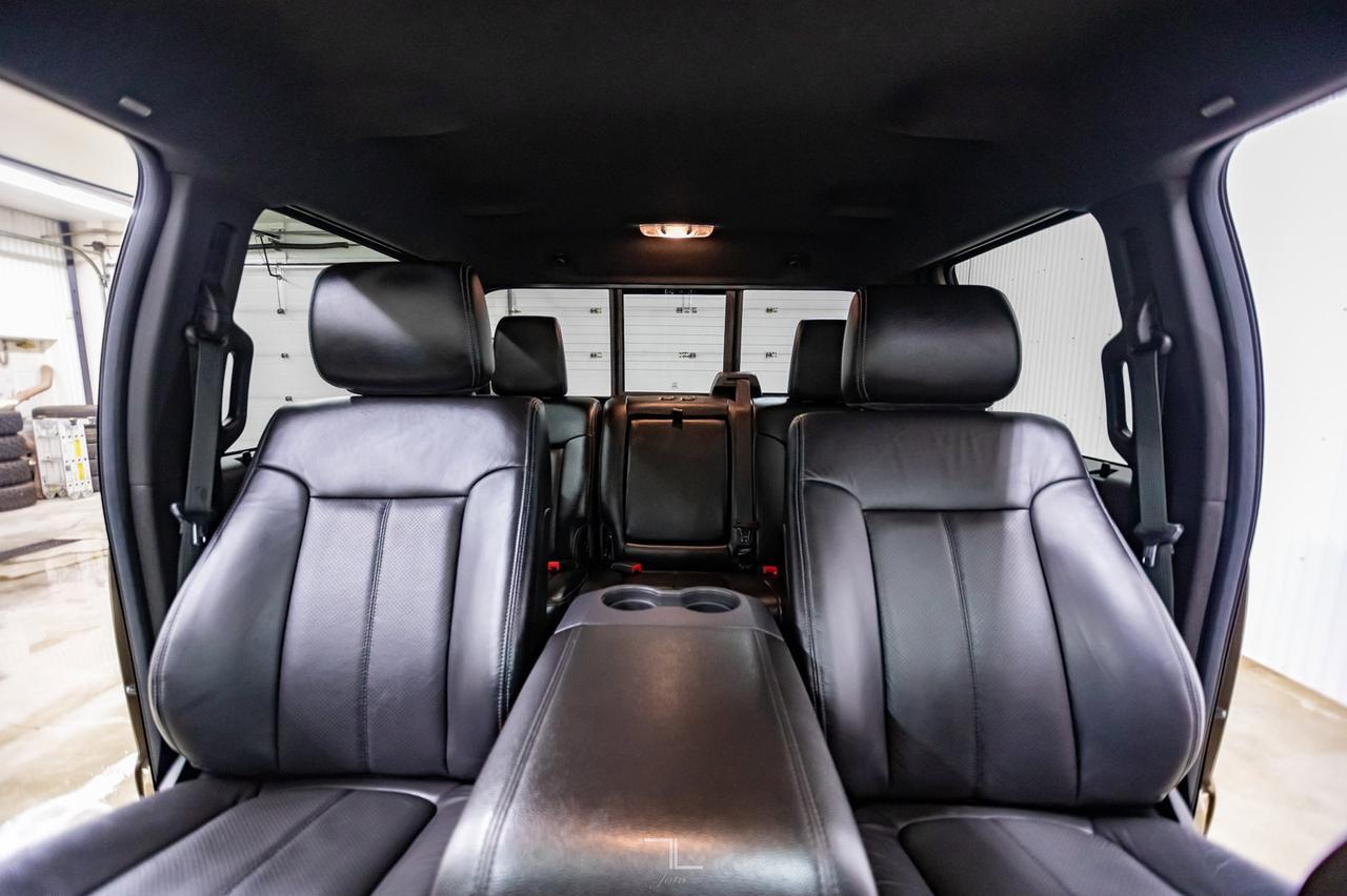 2014 Ford F-250 4x4 Crew Cab Lariat Diesel Leather Nav Red Deer AB