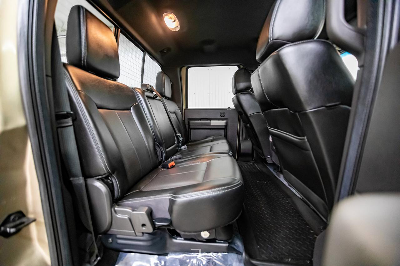 2014 Ford F-250 4x4 Crew Cab Lariat Diesel Leather Nav Red Deer AB