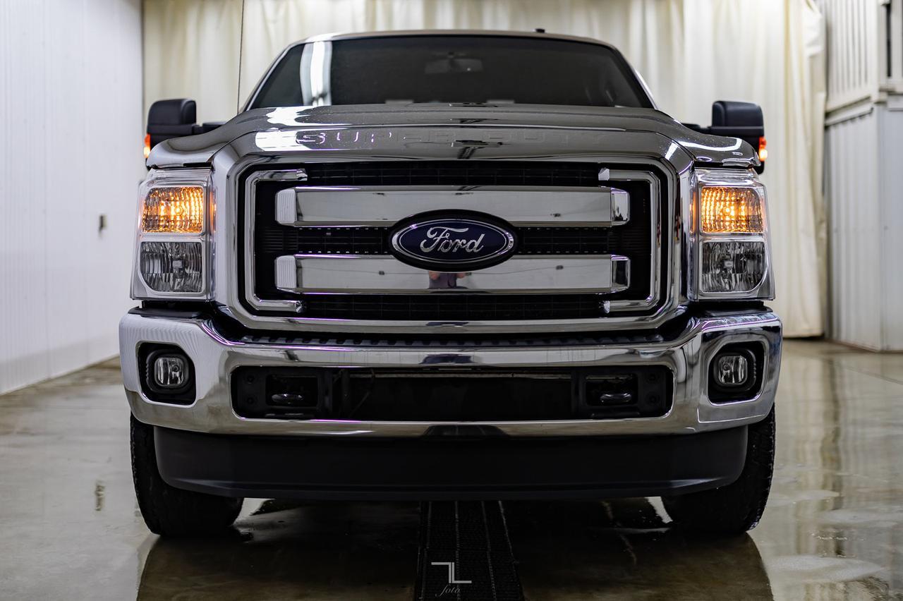 2014 Ford F-250 4x4 Crew Cab Lariat Diesel Leather Nav Red Deer AB