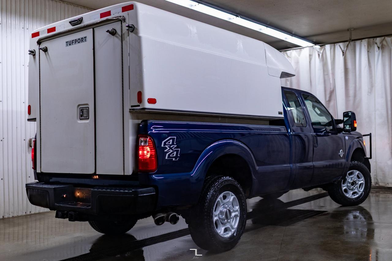 2014 Ford F-250 4x4 Super Cab XL Diesel Winch Topper Red Deer AB