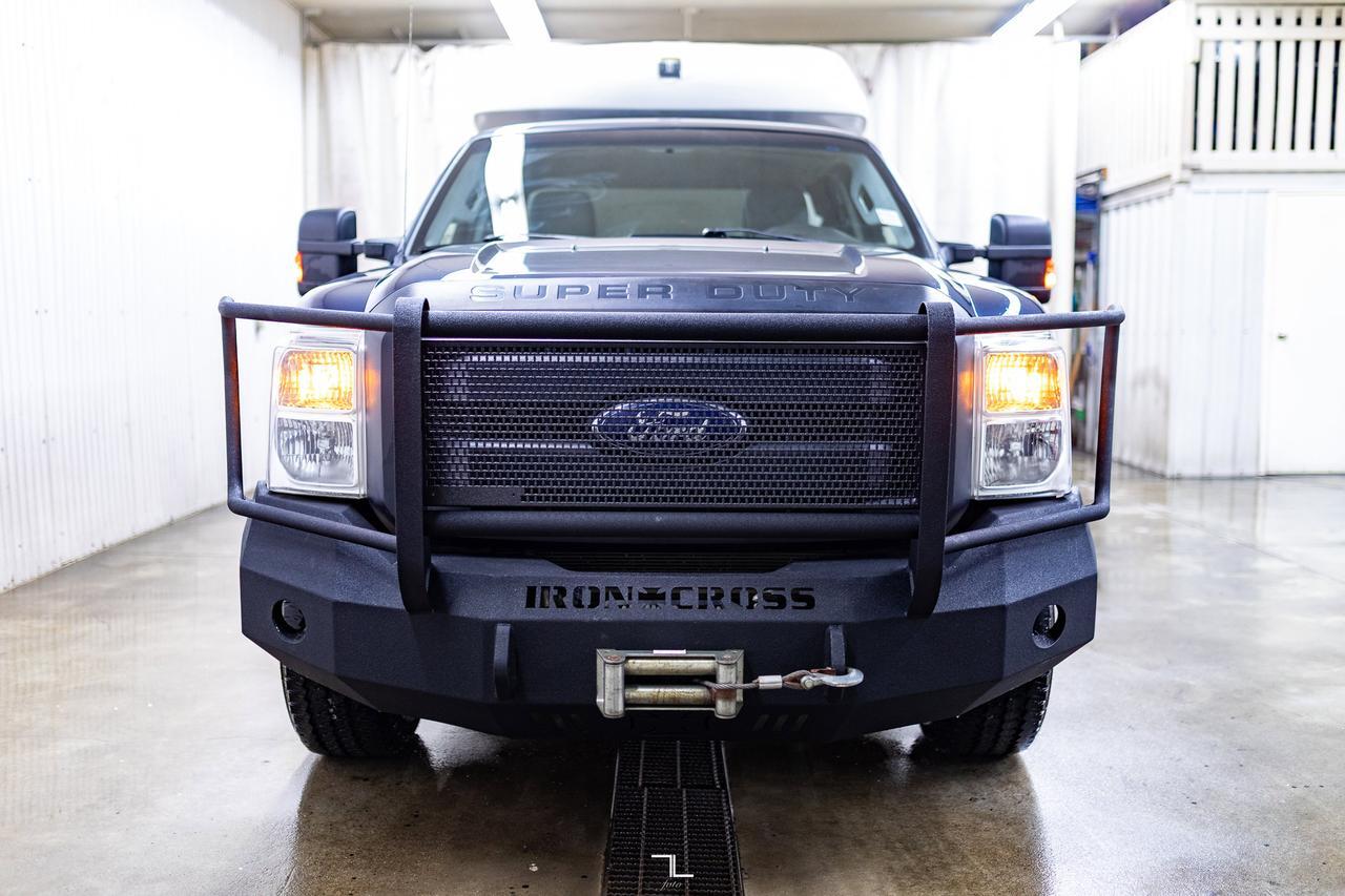 2014 Ford F-250 4x4 Super Cab XL Diesel Winch Topper Red Deer AB