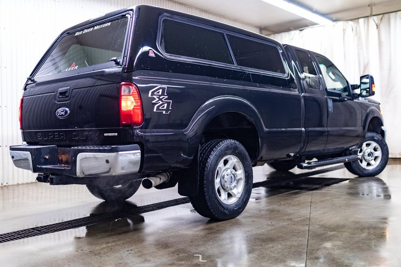 2014 Ford F-250 4x4 Super Cab XLT Longbox PSeat Topper Red Deer AB