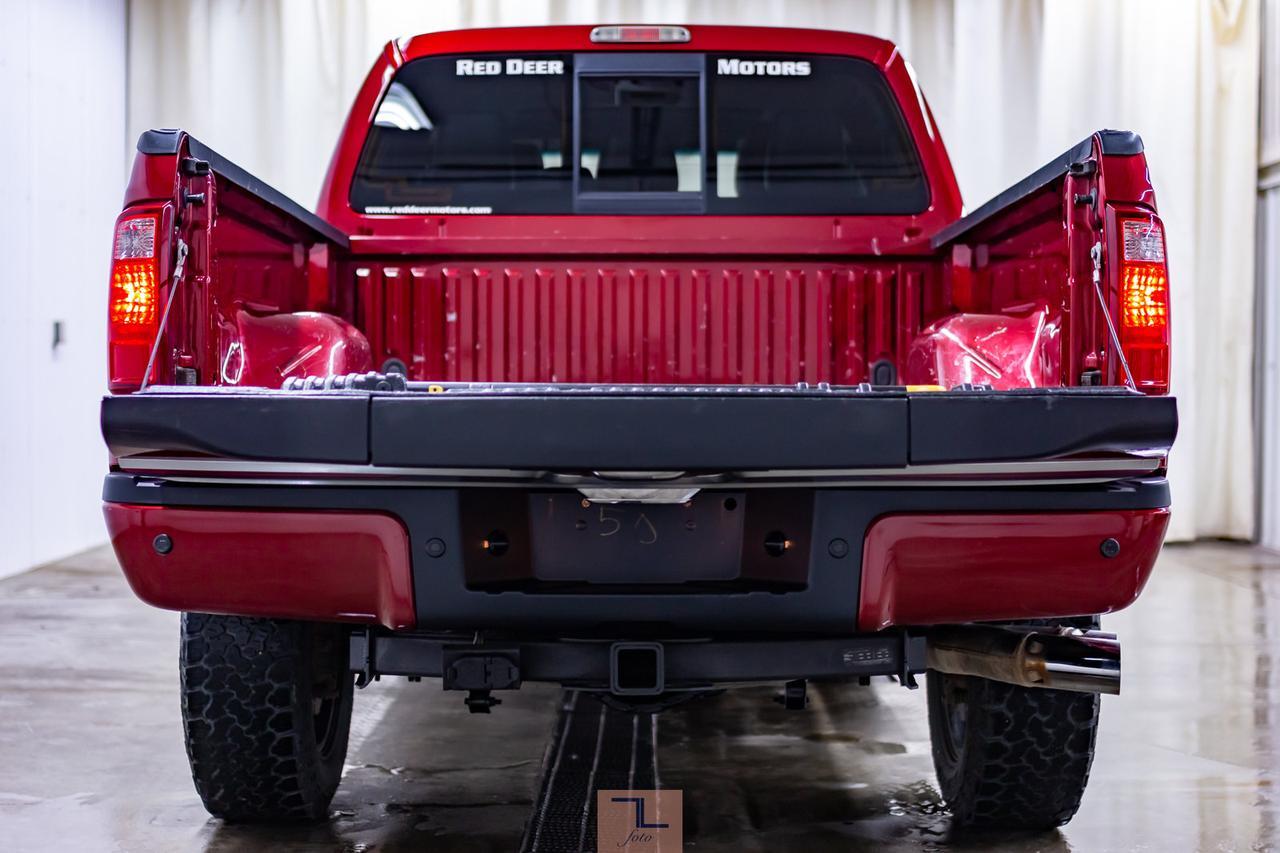 2014 Ford F-350 4x4 Crew Cab Platinum Diesel Leather Roof Nav Red Deer AB