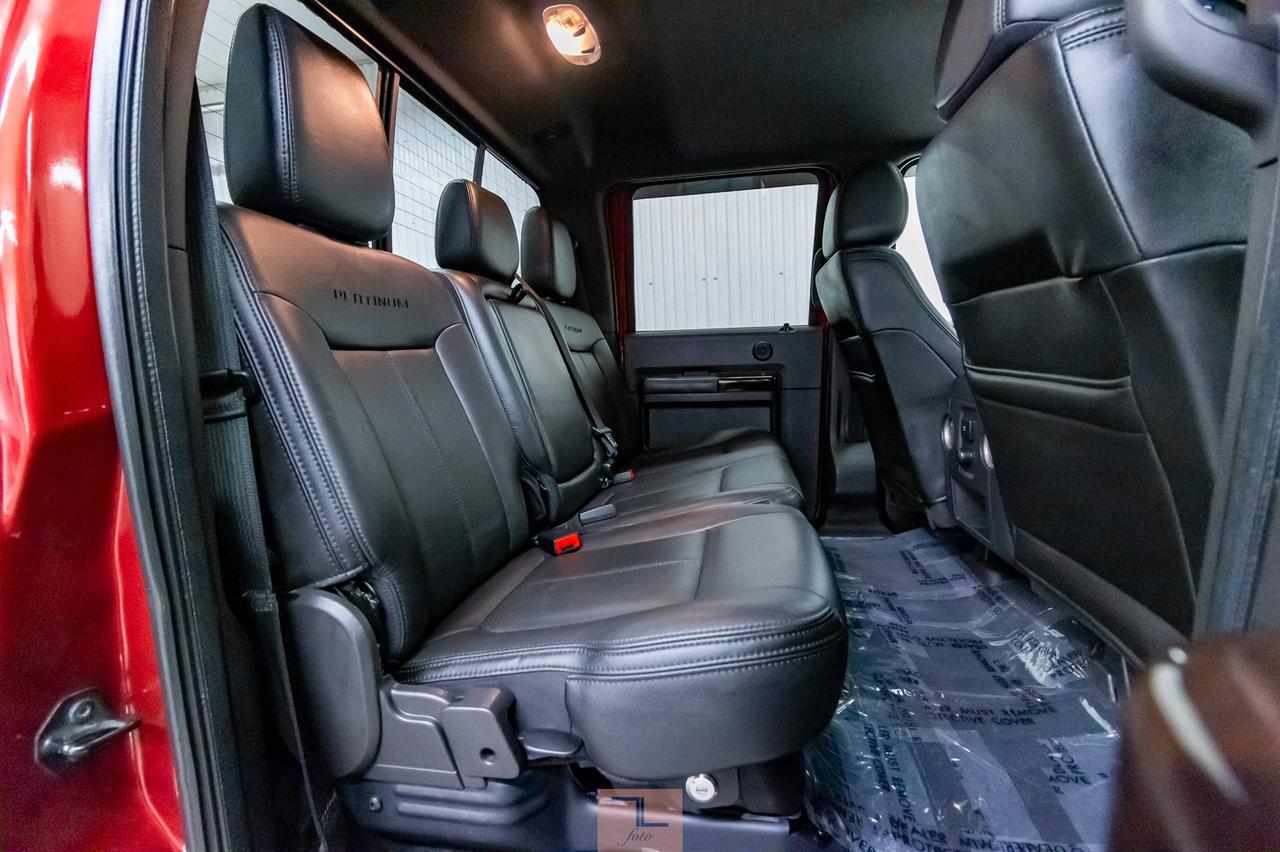 2014 Ford F-350 4x4 Crew Cab Platinum Diesel Leather Roof Nav Red Deer AB