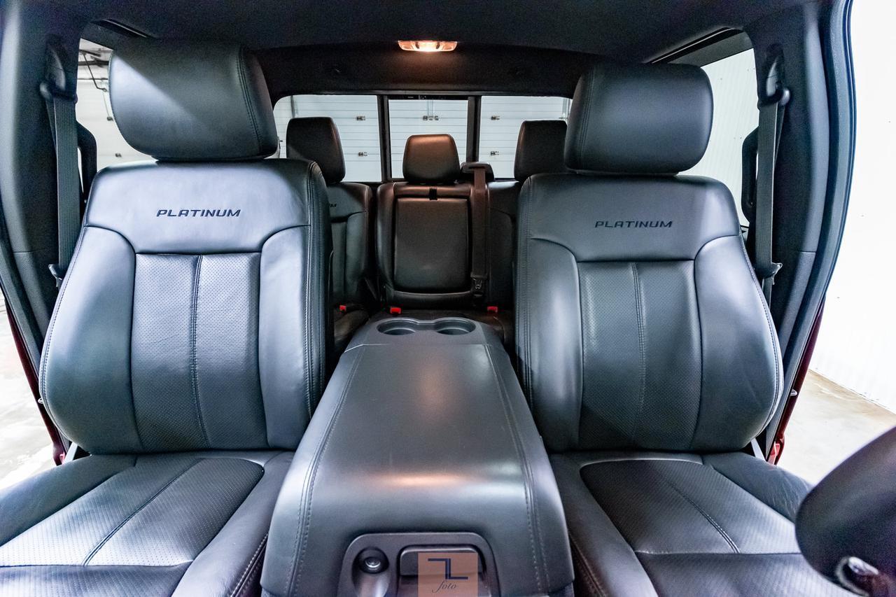 2014 Ford F-350 4x4 Crew Cab Platinum Diesel Leather Roof Nav Red Deer AB