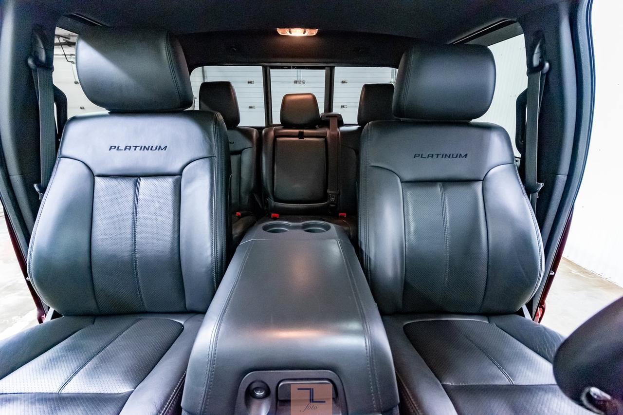 2014 Ford F-350 4x4 Crew Cab Platinum Diesel Leather Roof Nav Red Deer AB