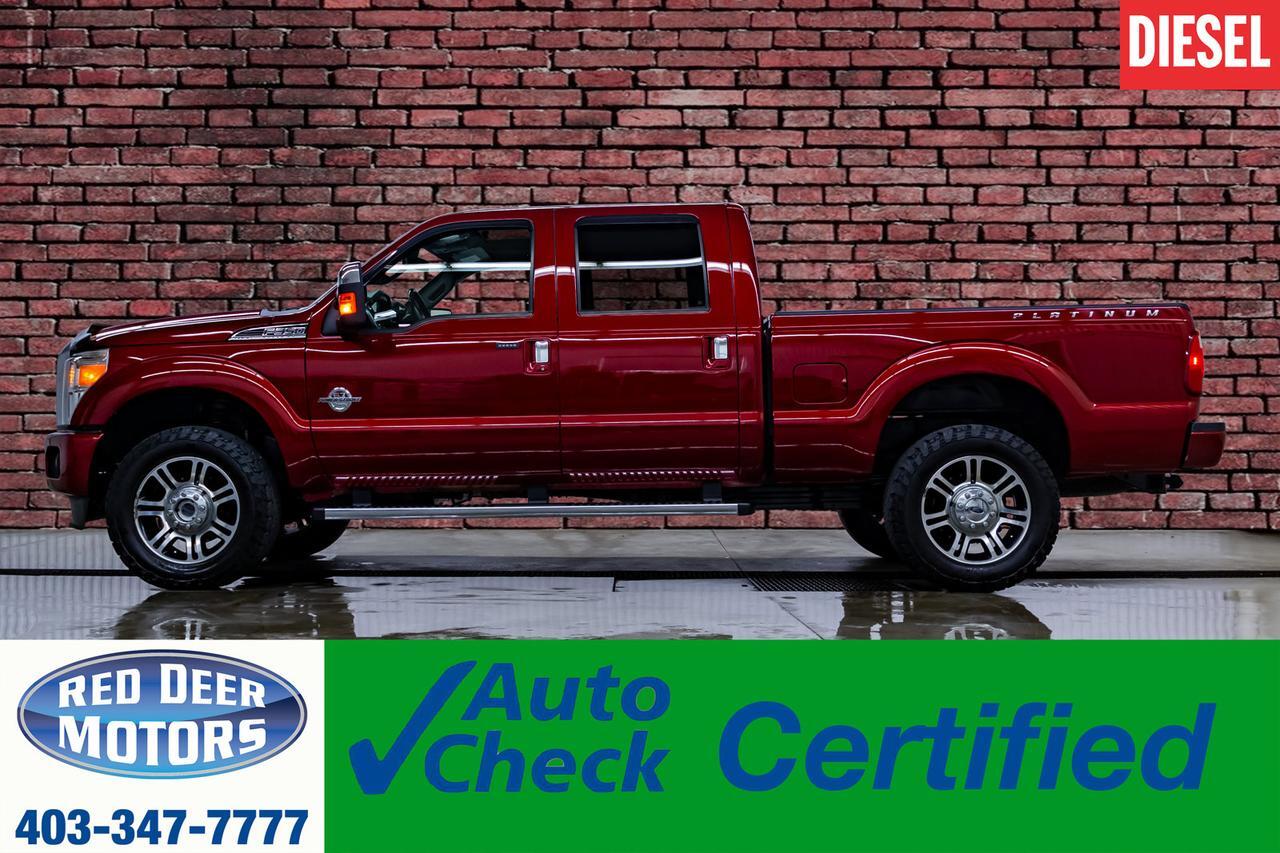 2014 Ford F-350 4x4 Crew Cab Platinum Diesel Leather Roof Nav