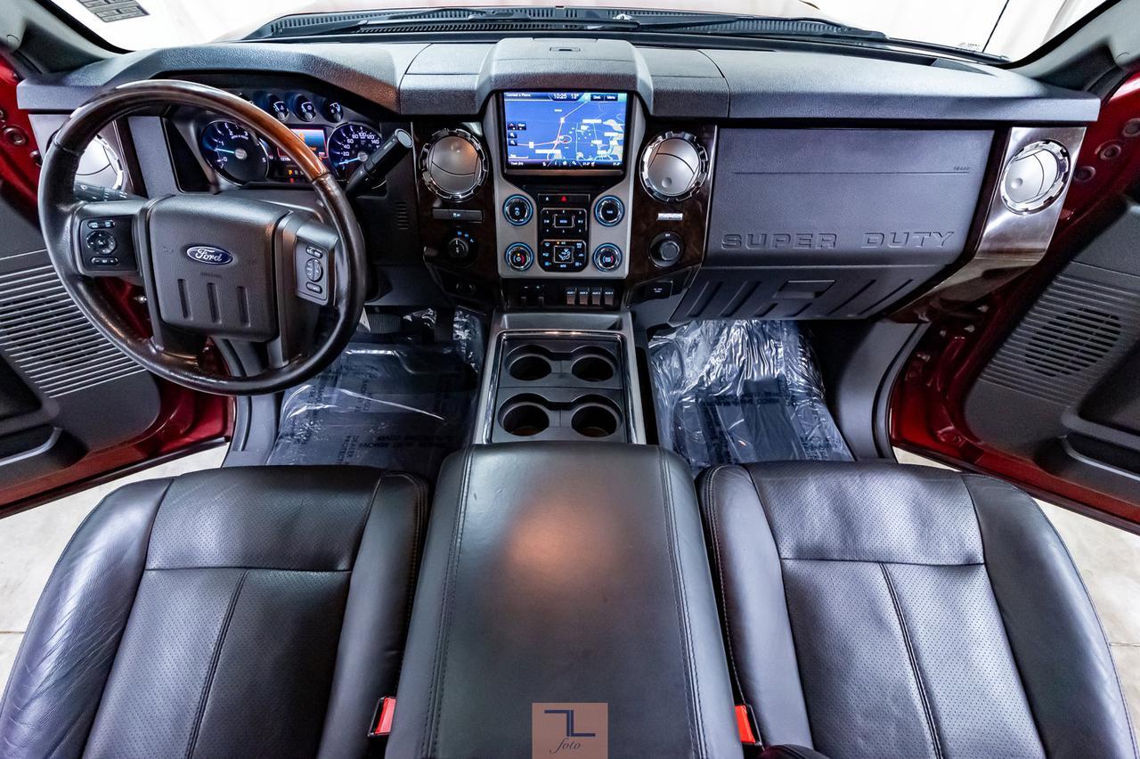 2014 Ford F-350 4x4 Crew Cab Platinum Diesel Leather Roof Nav Red Deer AB