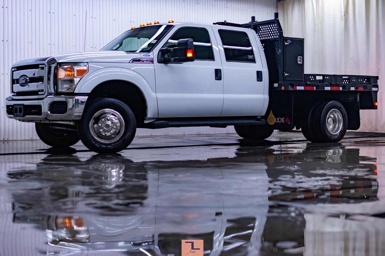 2014 Ford F-350 4x4 Crew Cab XLT Deck Red Deer AB