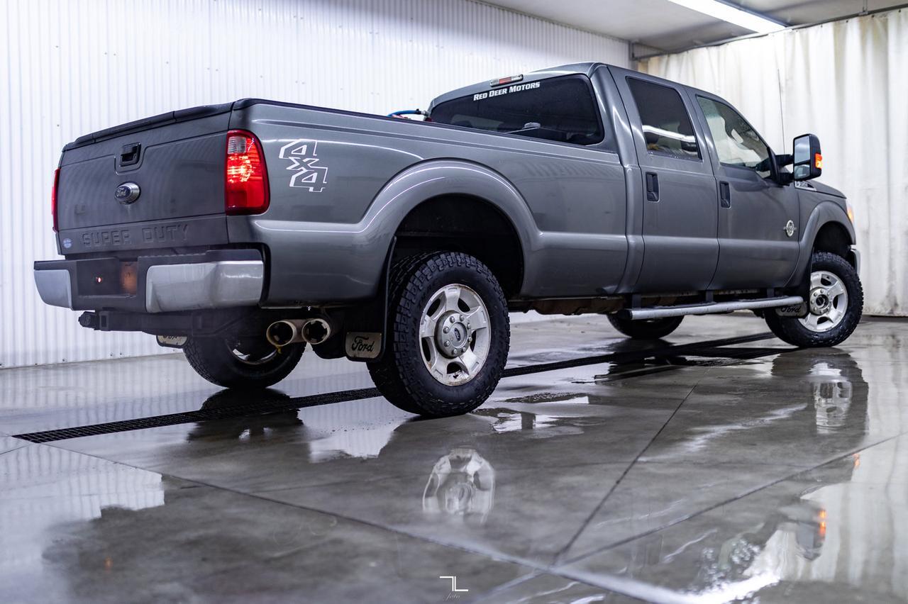 2014 Ford F-350 4x4 Crew Cab XLT Longbox Diesel BCam Red Deer AB