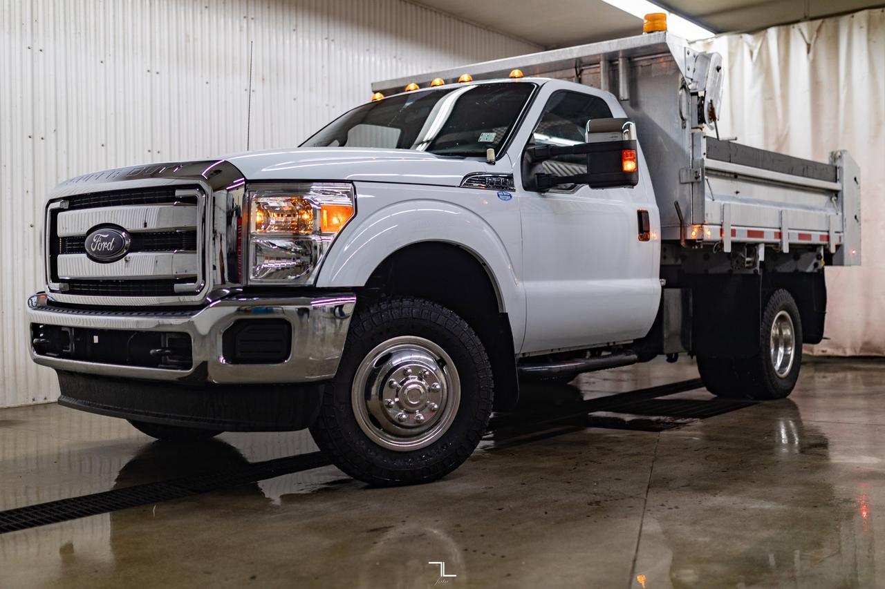2014 Ford F-350 4x4 Reg Cab XLT Dually Dump Box Red Deer AB