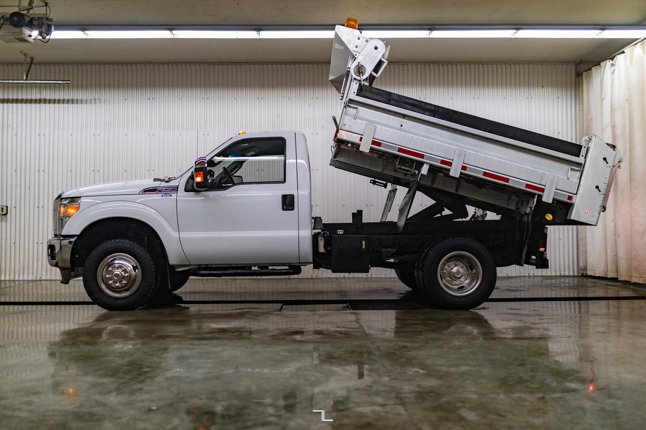 2014 Ford F-350 4x4 Reg Cab XLT Dually Dump Box Red Deer AB
