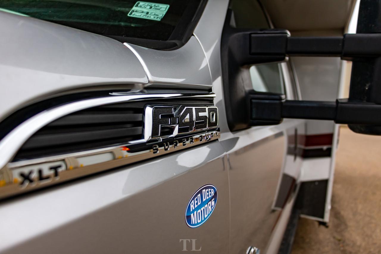 2014 Ford F-450 4x4 Crew Cab 29SD Quad Adventurer Diesel Red Deer AB