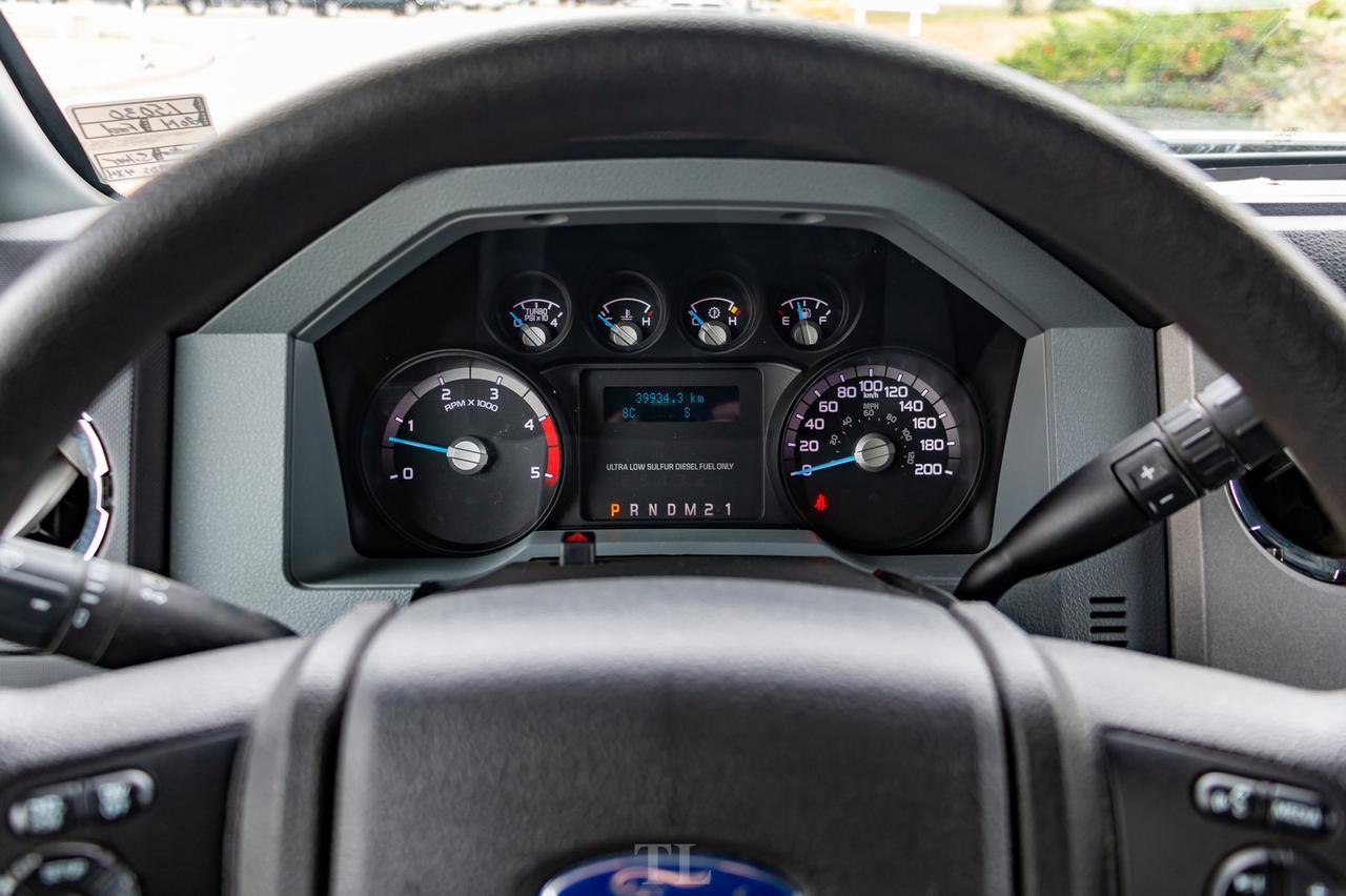 2014 Ford F-450 4x4 Crew Cab 29SD Quad Adventurer Diesel Red Deer AB