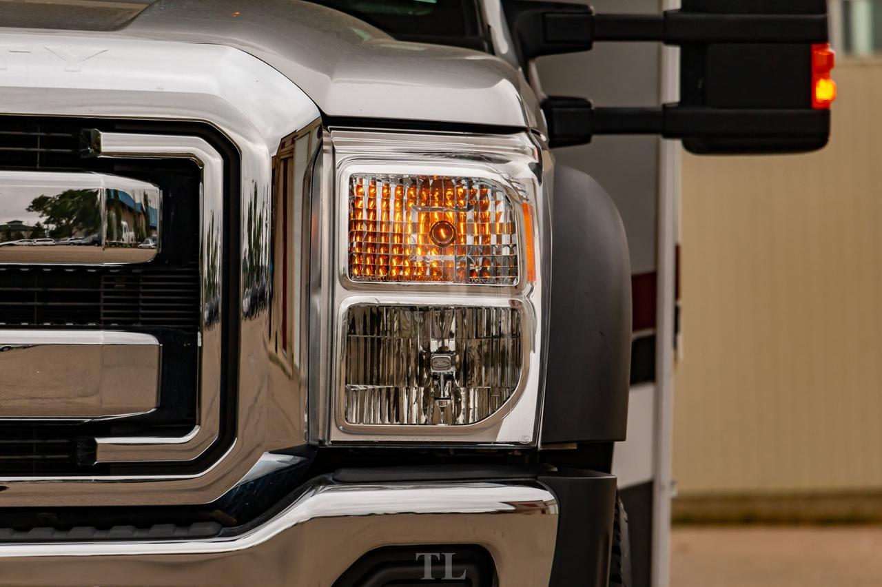 2014 Ford F-450 4x4 Crew Cab 29SD Quad Adventurer Diesel Red Deer AB