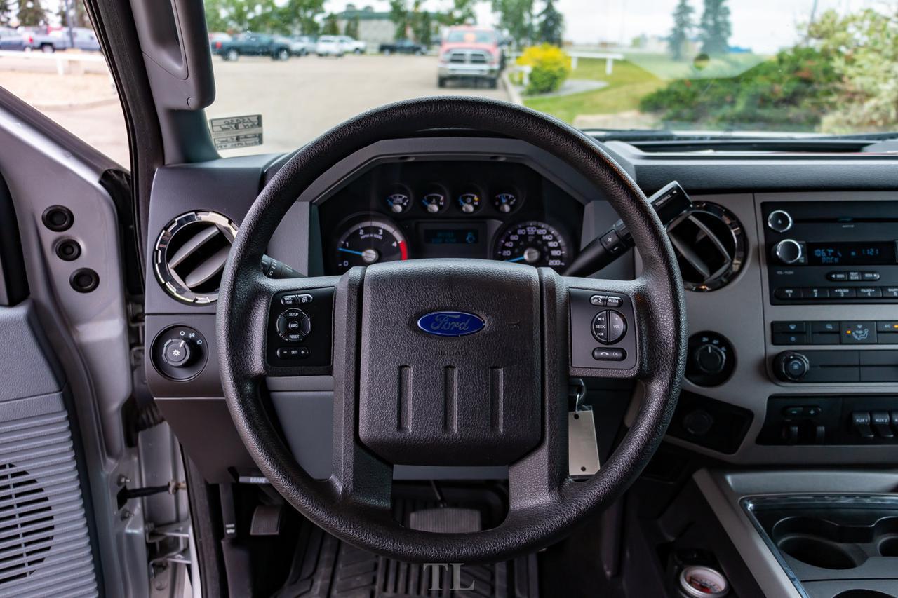 2014 Ford F-450 4x4 Crew Cab 29SD Quad Adventurer Diesel Red Deer AB