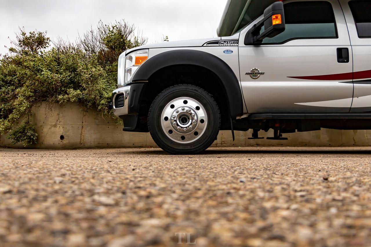 2014 Ford F-450 4x4 Crew Cab 29SD Quad Adventurer Diesel Red Deer AB