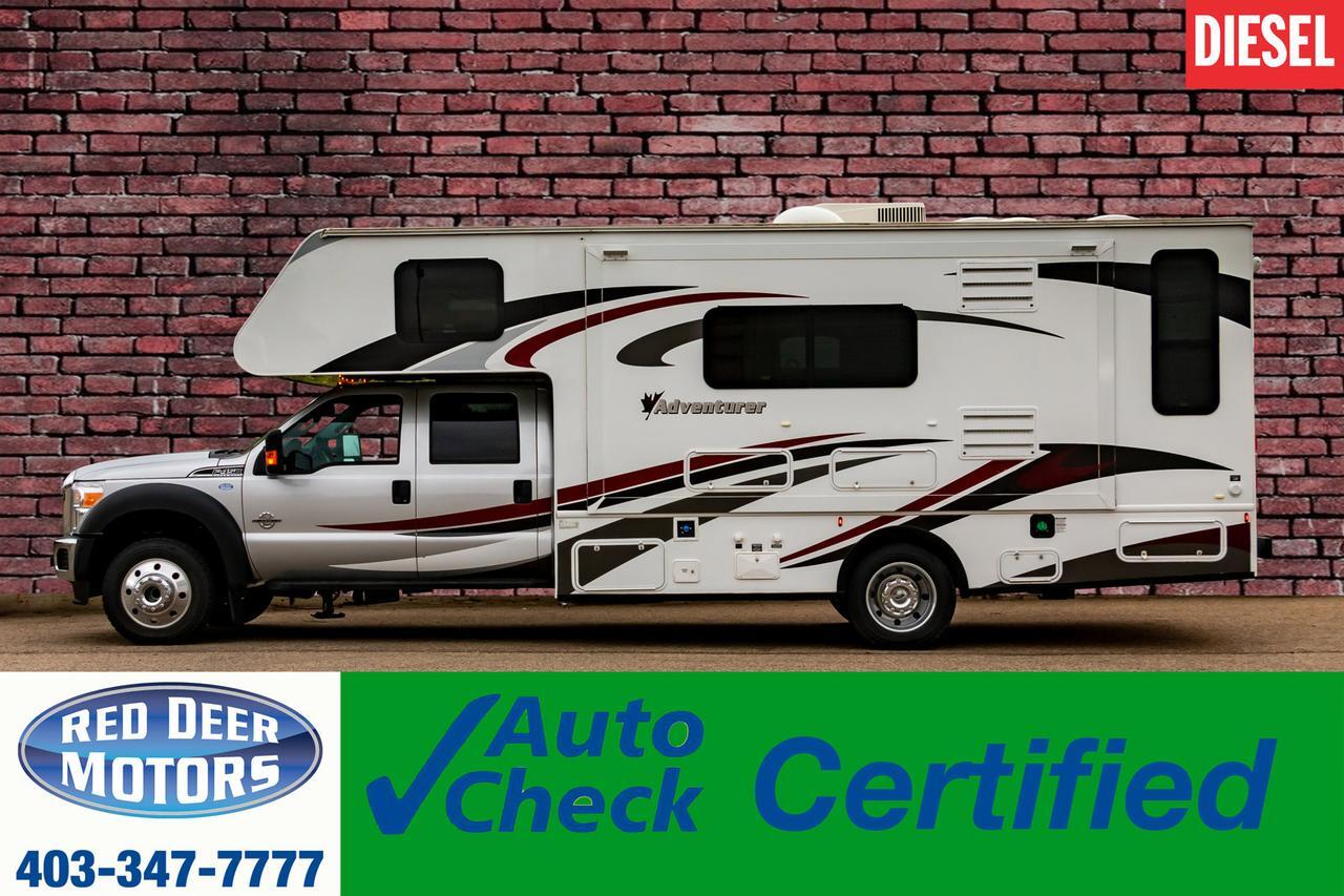 2014 Ford F-450 4x4 Crew Cab 29SD Quad Adventurer Diesel