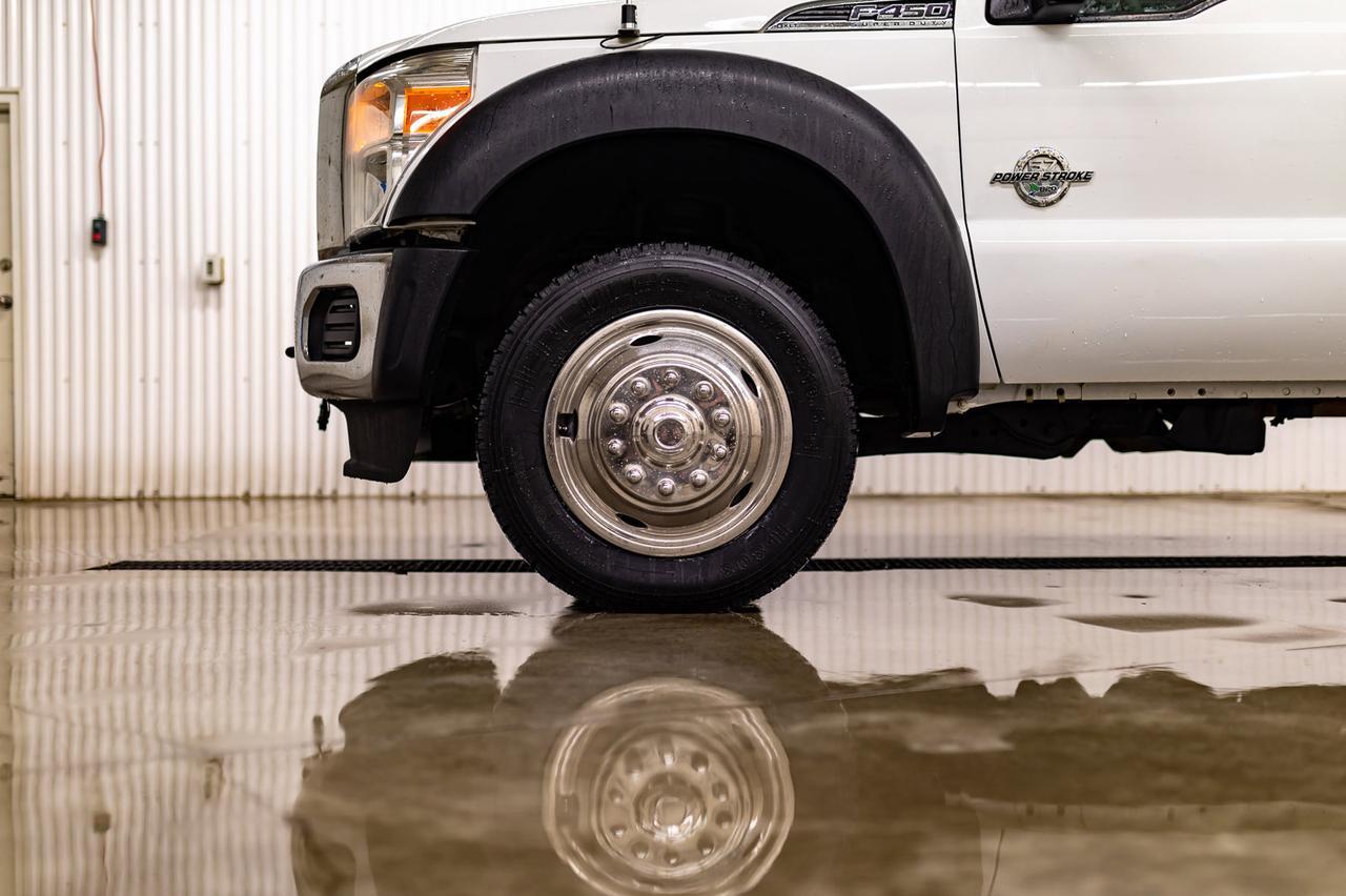 2014 Ford F-450 4x4 Crew Cab XLT Dually Deck Diesel Red Deer AB