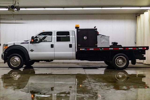 2014 Ford F-450 4x4 Crew Cab XLT Dually Deck Diesel Red Deer AB