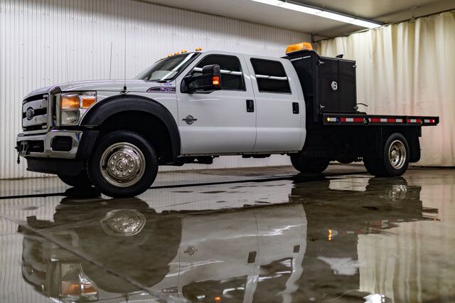 2014 Ford F-450 4x4 Crew Cab XLT Dually Deck Diesel Red Deer AB