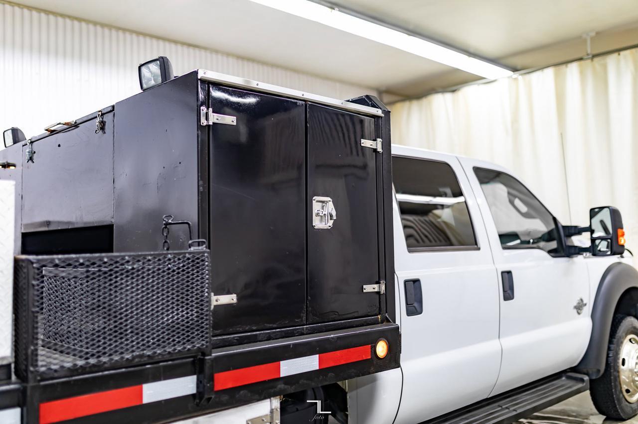 2014 Ford F-450 4x4 Crew Cab XLT Dually Deck Diesel Red Deer AB