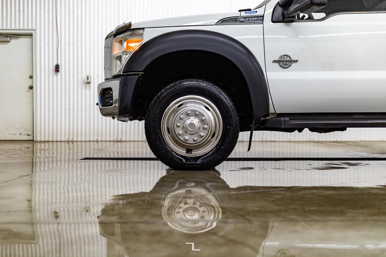 2014 Ford F-450 4x4 Crew Cab XLT Dually Deck Diesel Red Deer AB